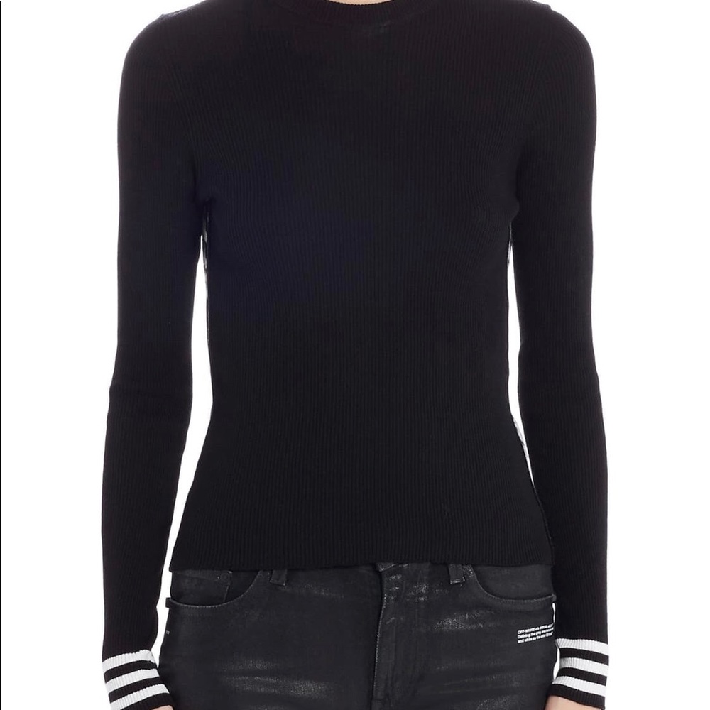 Off-White Industrial Ribbed Sweater